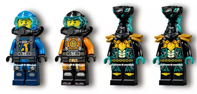 Minifiguren: LEGO Ninjago 71752 Ninja-Unterwasserspeeder