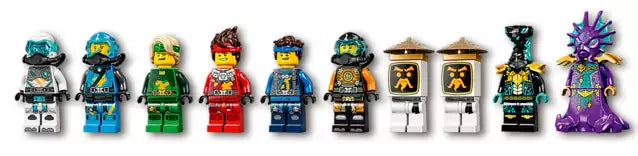 Minifiguren: LEGO Ninjago 71756 Wassersegler