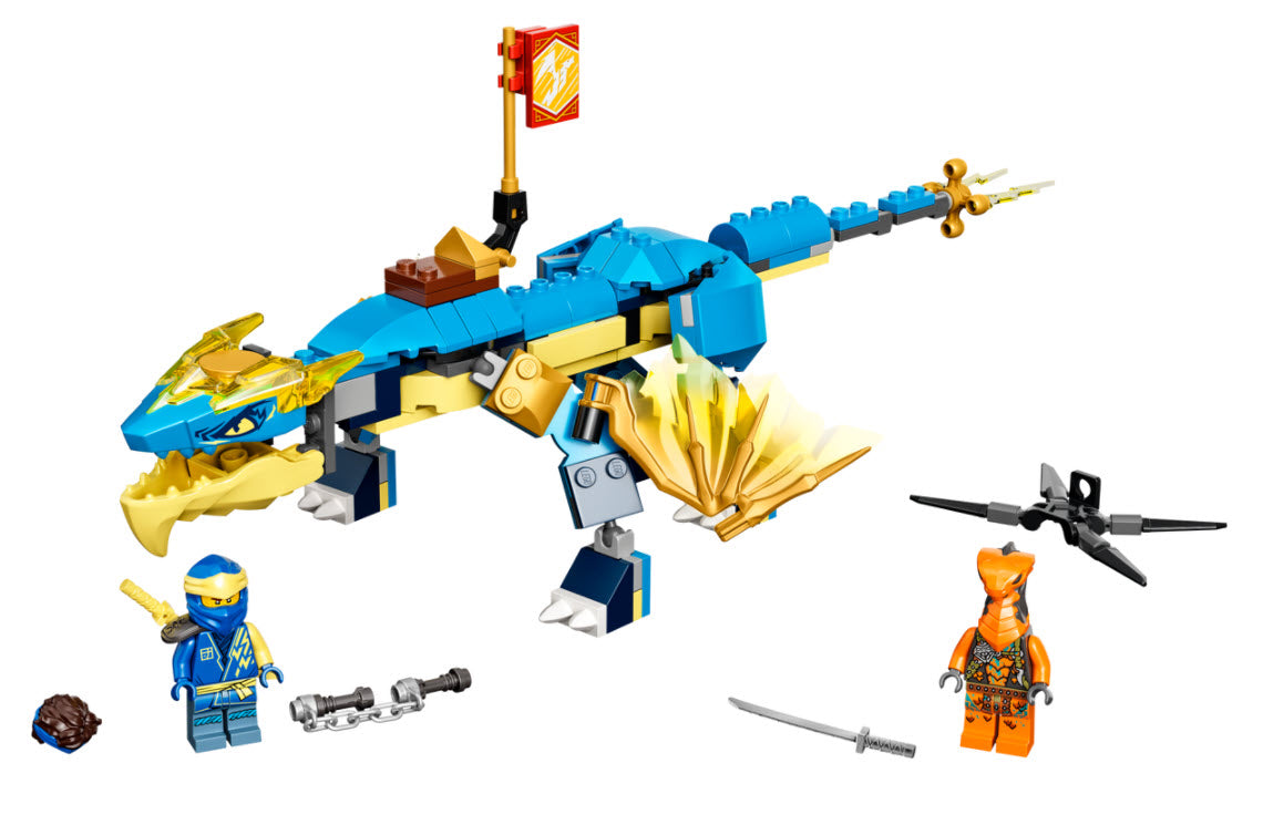 Inhalt: LEGO Ninjago 71760 Jays Donnerdrache EVOLEGO Ninjago 71760 Jays Donnerdrache EVO