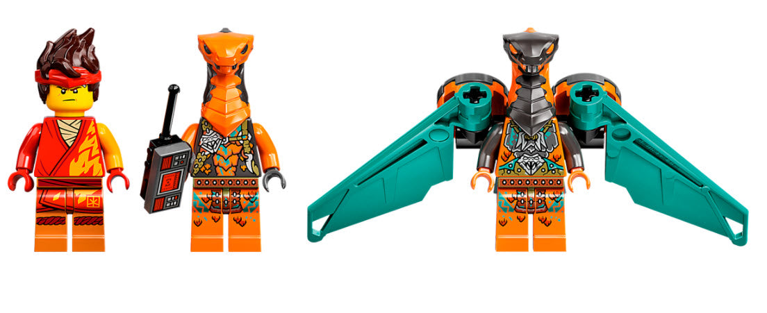 Minifiguren: LEGO Ninjago 71762 Kais Feuerdrache EVO