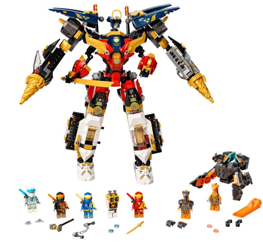 Inhalt: LEGO Ninjago 71765 Ultrakombi-Ninja-Mech