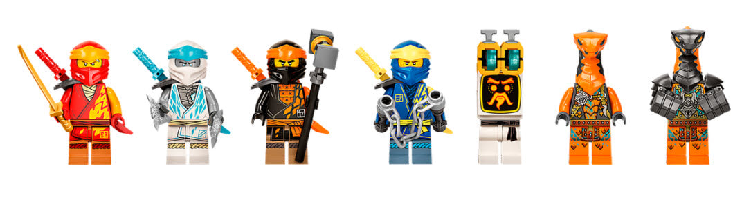 Minifiguren: LEGO Ninjago 71765 Ultrakombi-Ninja-Mech