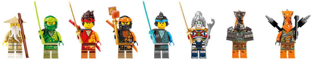 Minifiguren: LEGO Ninjago 71767 Ninja-Dojotempel