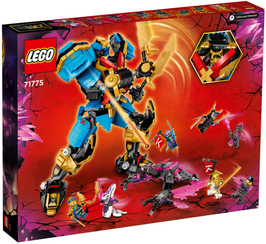 Box Rückseite: LEGO Ninjago 71775 Nyas Samurai-X-Mech