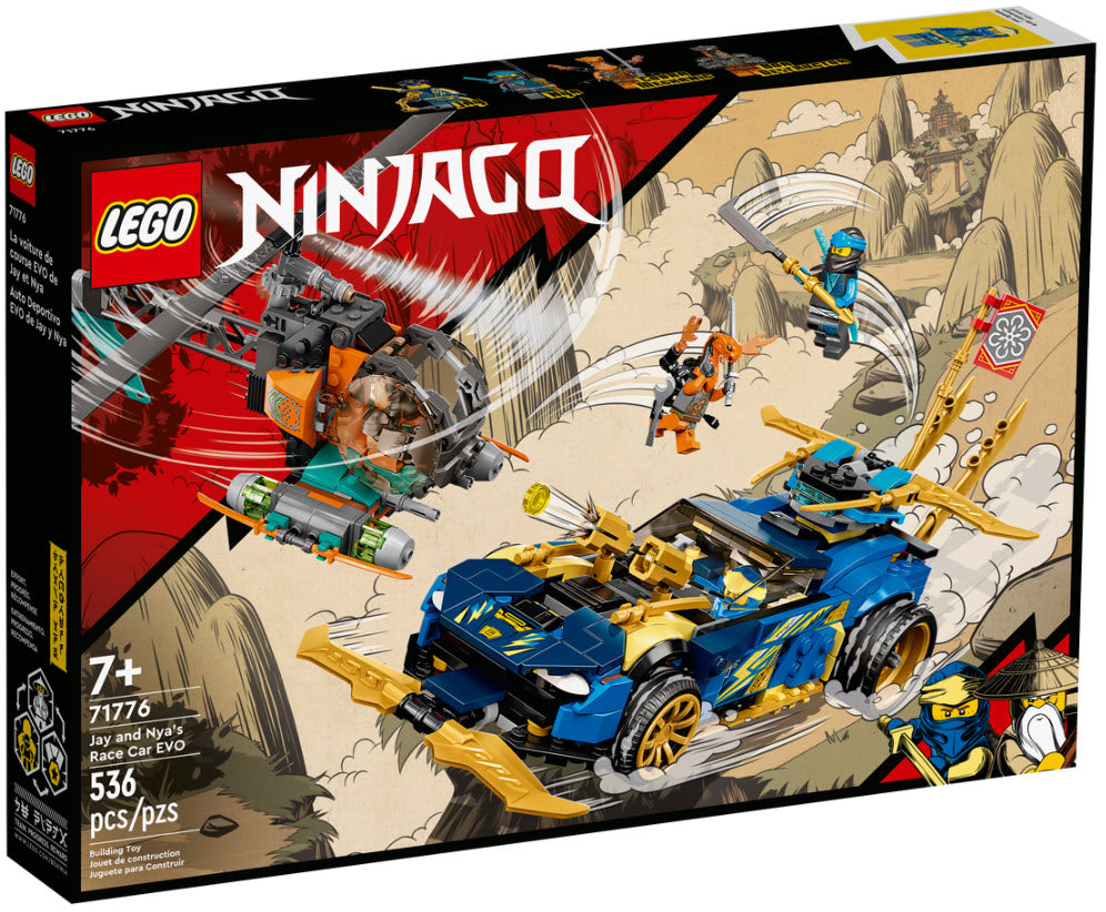 LEGO Ninjago 71776 Jays und Nyas Rennwagen EVO