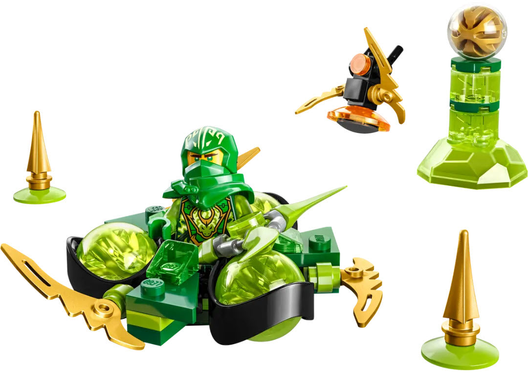 Inhalt: LEGO Ninjago 71779 Lloyds Drachenpower-Spinjitzu-Spin