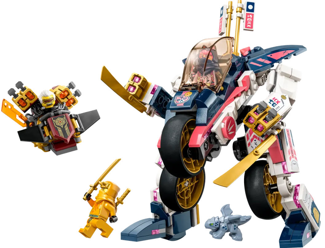 Inhalt: LEGO Ninjago 71792 Soras Mech-Bike