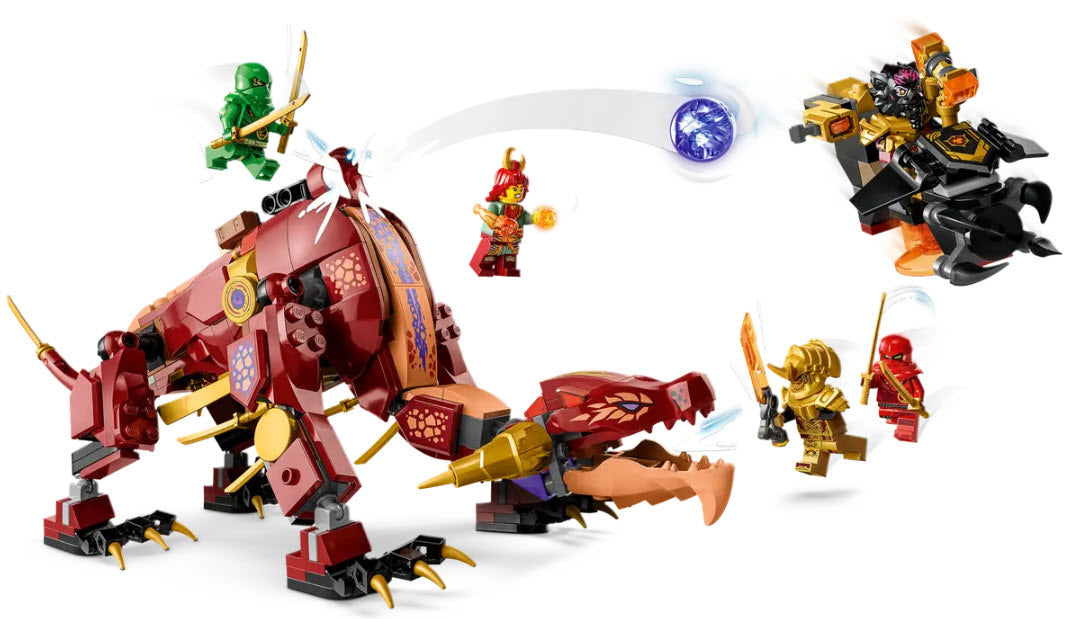 Detail 1: LEGO Ninjago 71793 Wyldfires Lavadrache