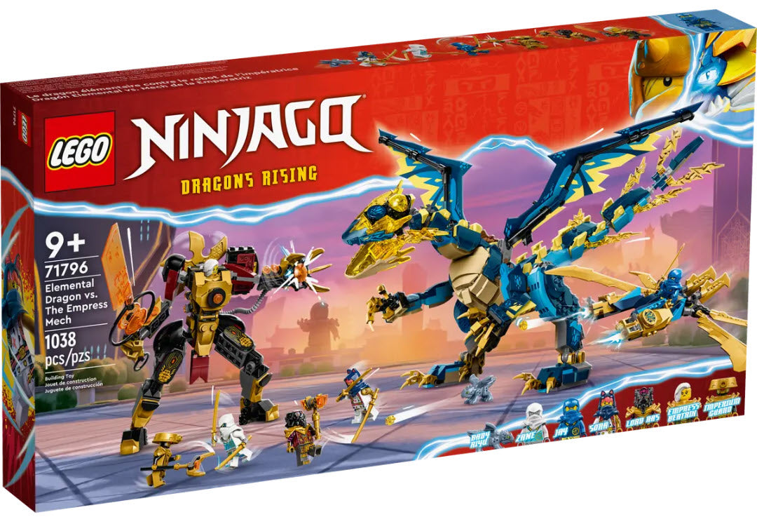 LEGO Ninjago 71796 Kaiserliches Mech-Duell gegen den Elementardrachen