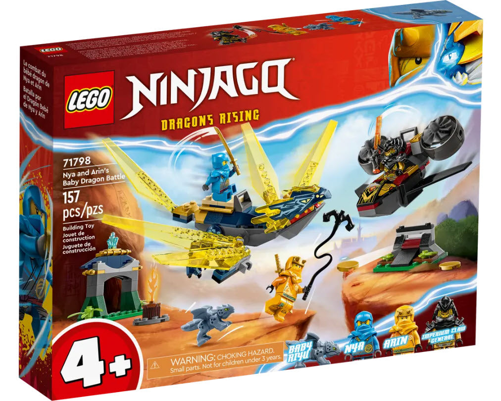 LEGO Ninjago 71798 Duell zwischen Nya und Arins Babydrachen