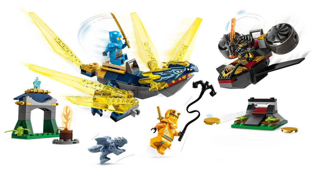 Detail 1: LEGO Ninjago 71798 Duell zwischen Nya und Arins Babydrachen