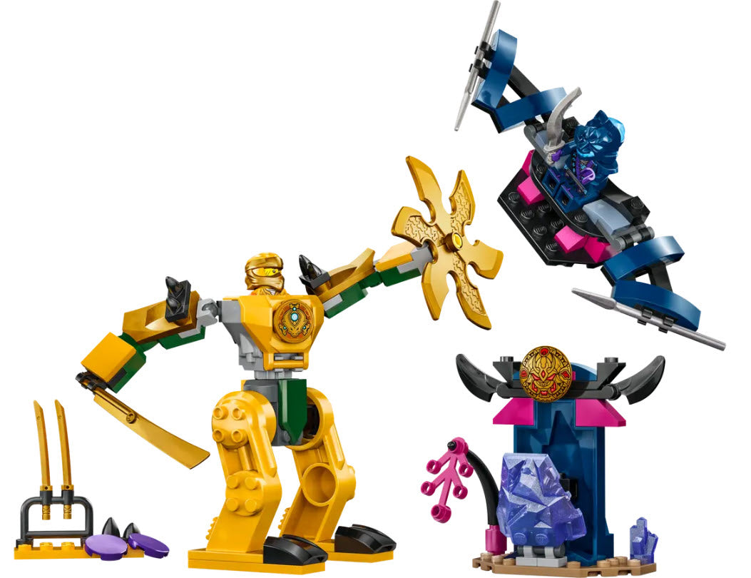 Inhalt: LEGO Ninjago 71804 Arins Battle Mech