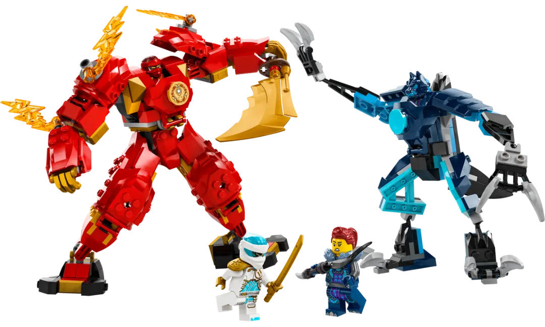 Inhalt: LEGO Ninjago 71808 Kais Feuermech