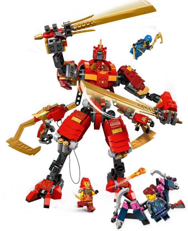 Detail 1: LEGO Ninjago 71812 Kais Ninja-Kletter-Mech