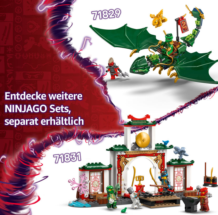 Detail 1: LEGO Ninjago 71829 Lloyds grüner Walddrache
