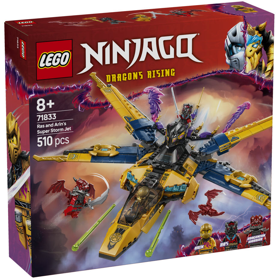 LEGO Ninjago 71833 Ras und Arins Super-Sturmflieger