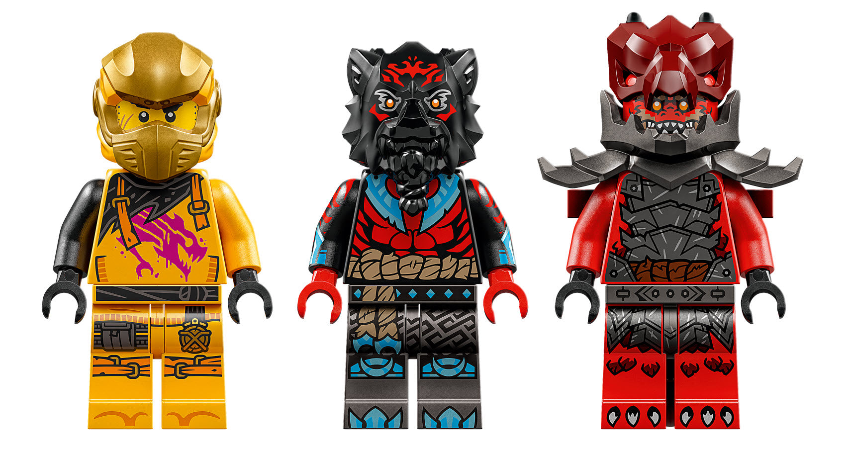 Minifiguren: LEGO Ninjago 71833 Ras und Arins Super-Sturmflieger