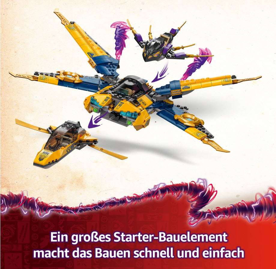 Detail 1: LEGO Ninjago 71833 Ras und Arins Super-Sturmflieger