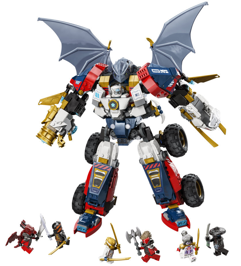 Inhalt: LEGO Ninjago 71834 Zanes Ultra-Kombi-Mech