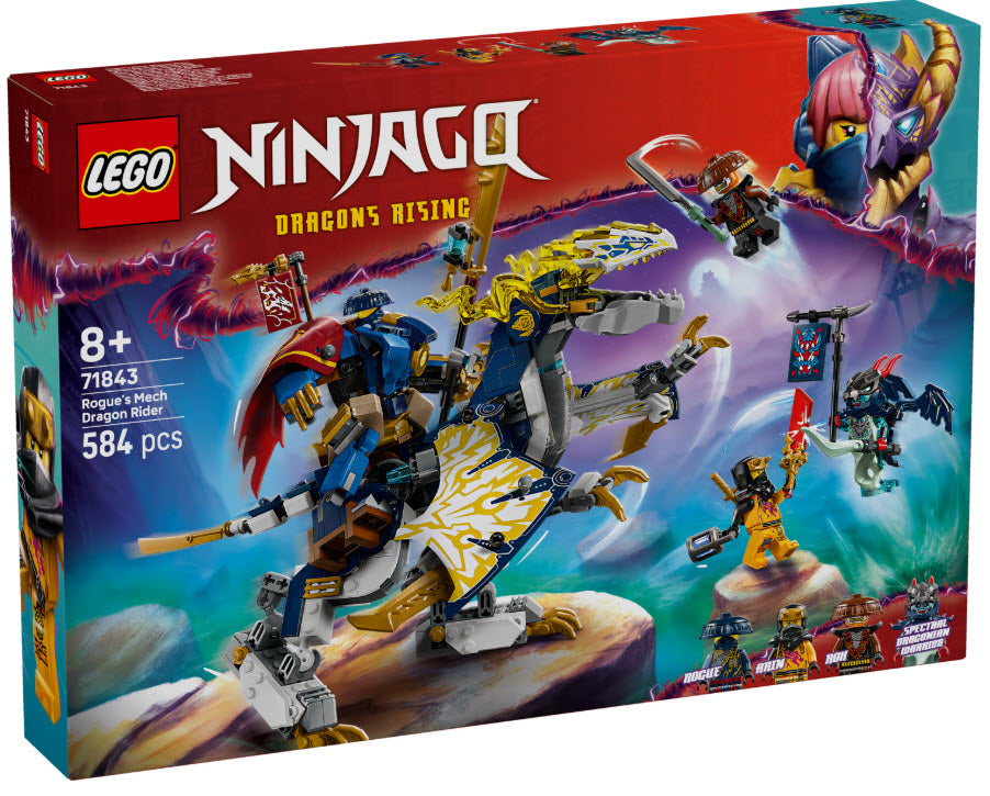 LEGO Ninjago 71843 Rogues Mech-Drachenreiter