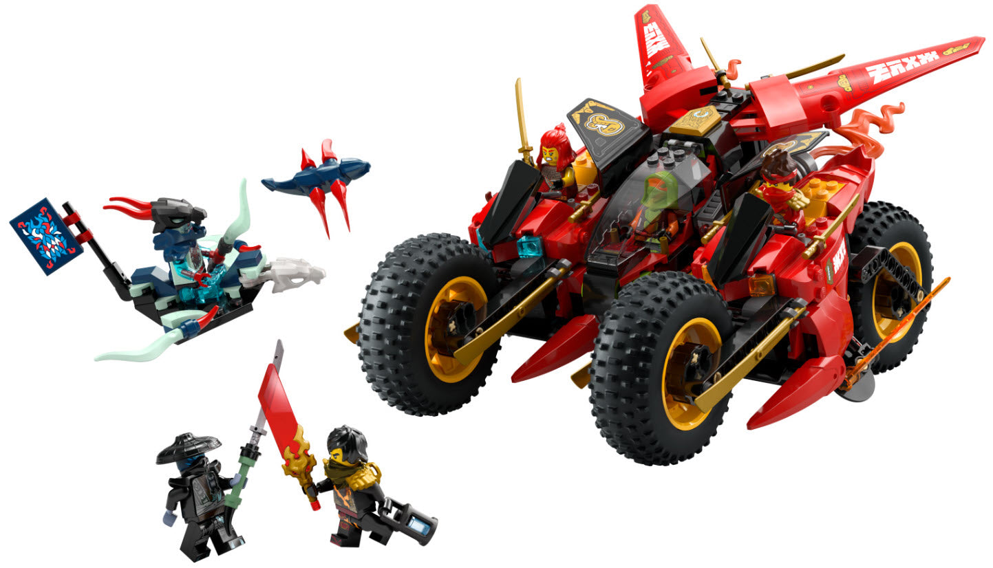 Inhalt: LEGO Ninjago 71844 Ninja-Actionflitzer