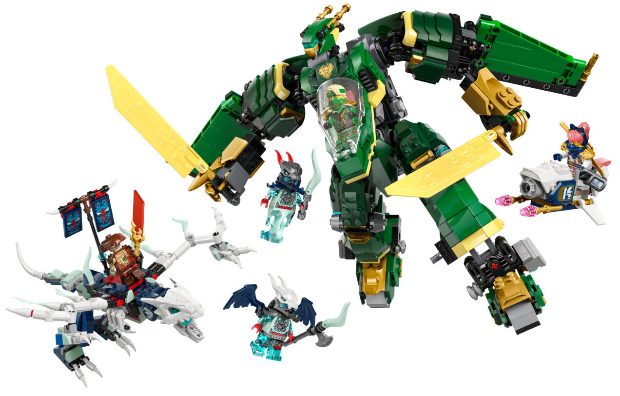 Inhalt: LEGO Ninjago 71845 Lloyds Jet-Mech