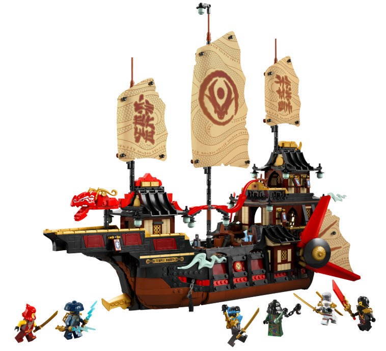 Inhalt: LEGO Ninjago 71848 Der Tempel-Flugsegler