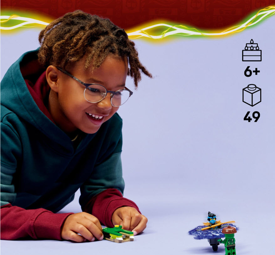 Detail 2: LEGO Ninjago 71849 Nya vs. Mutationsmonster-Spinner