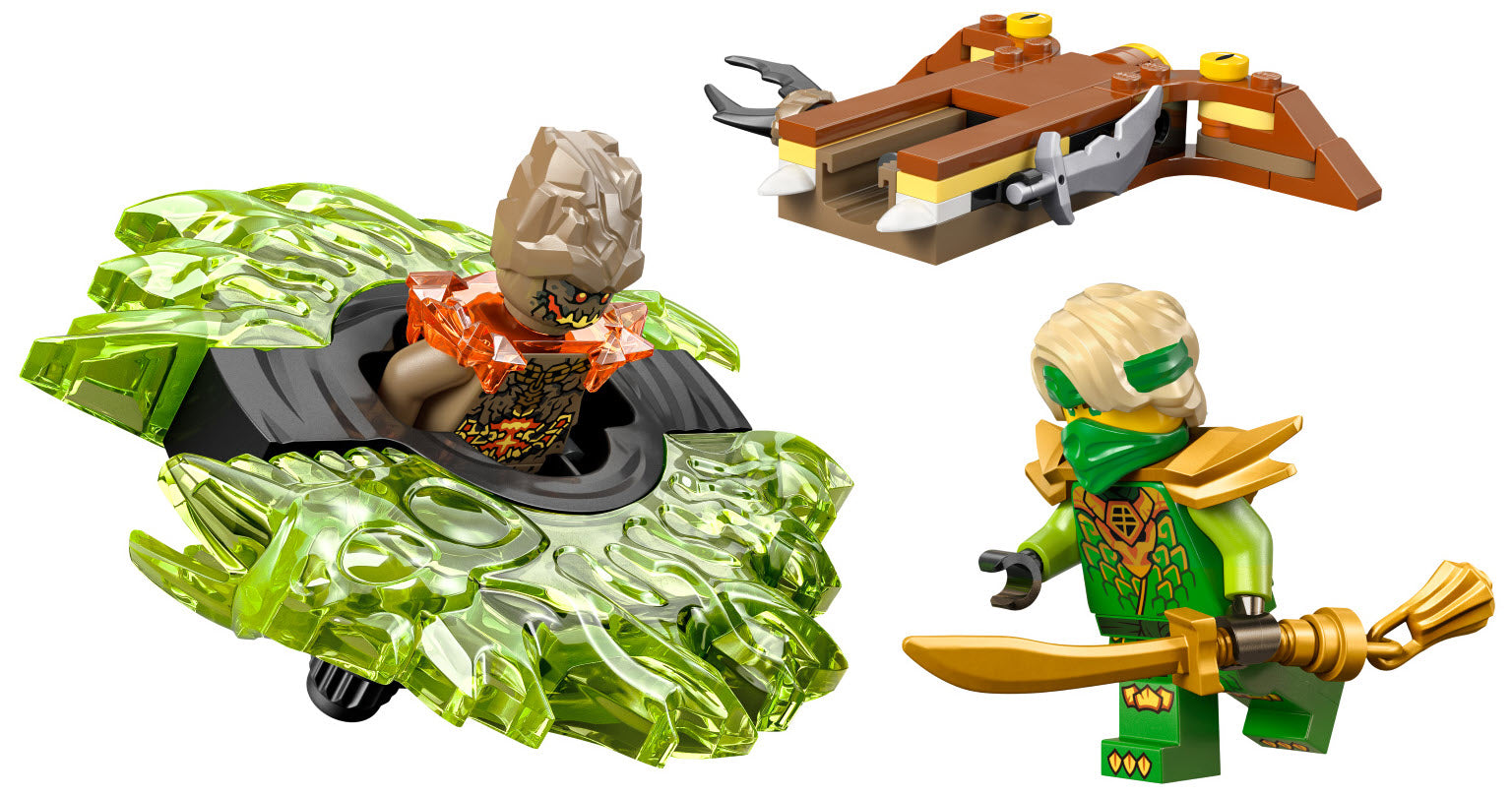 Inhalt: LEGO Ninjago 71850 Lloyd vs. Erdmonster-Spinner