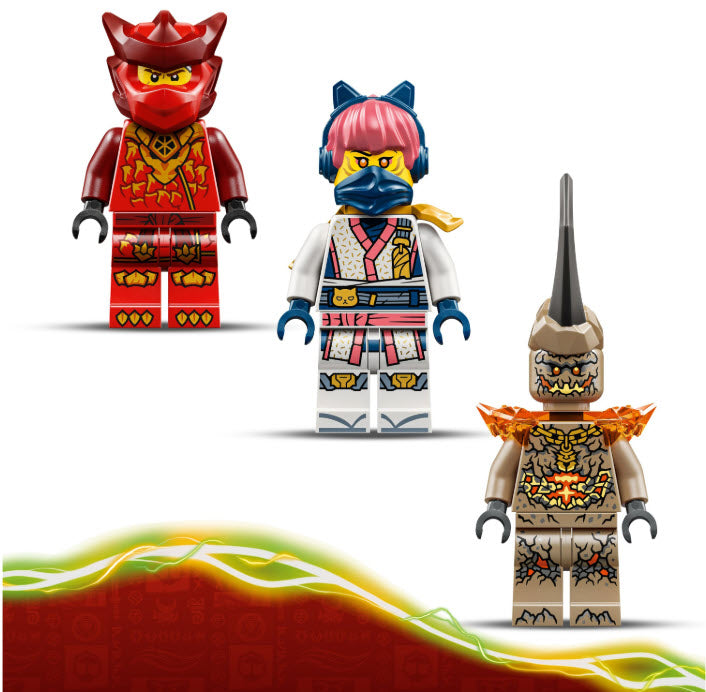Minifiguren: LEGO Ninjago 71851 Kais Drachen-Mech Battle Set