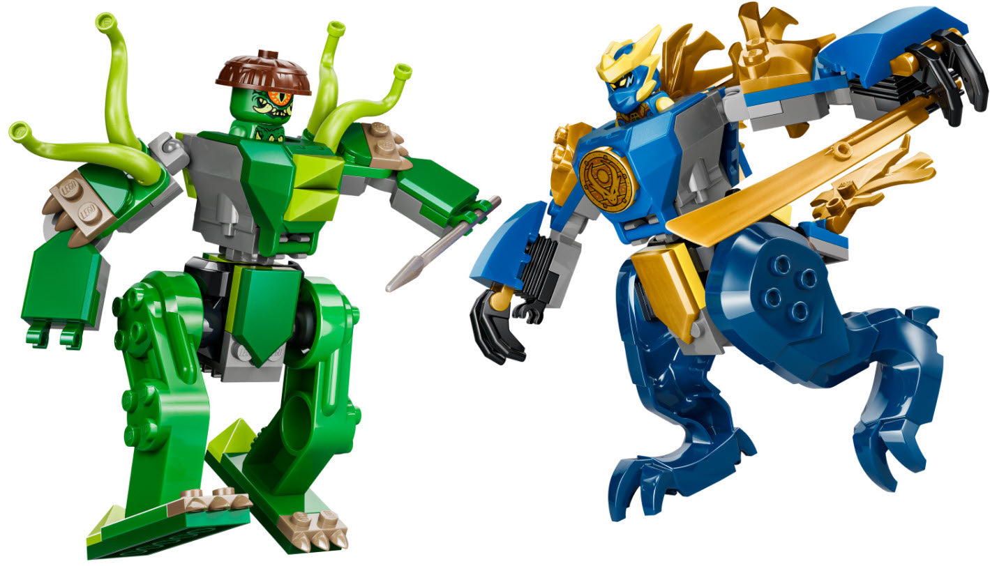 Inhalt: LEGO Ninjago 71853 Duell mit Jays Drachen-Mech