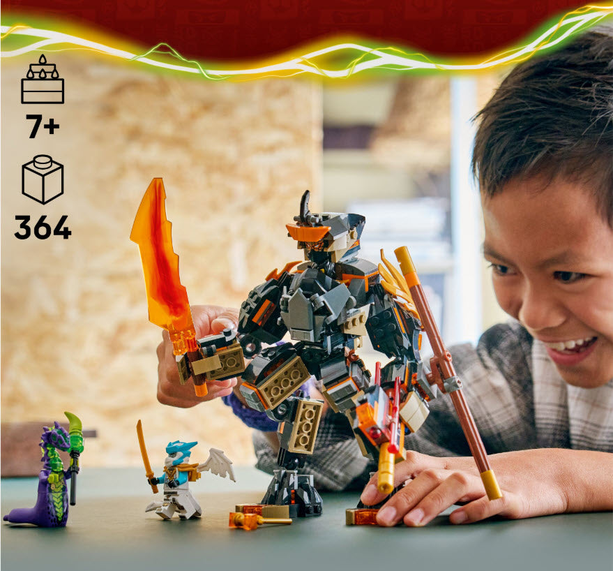 Detail 2: LEGO Ninjago 71854 Coles Action-Mech und Drachen-Zane
