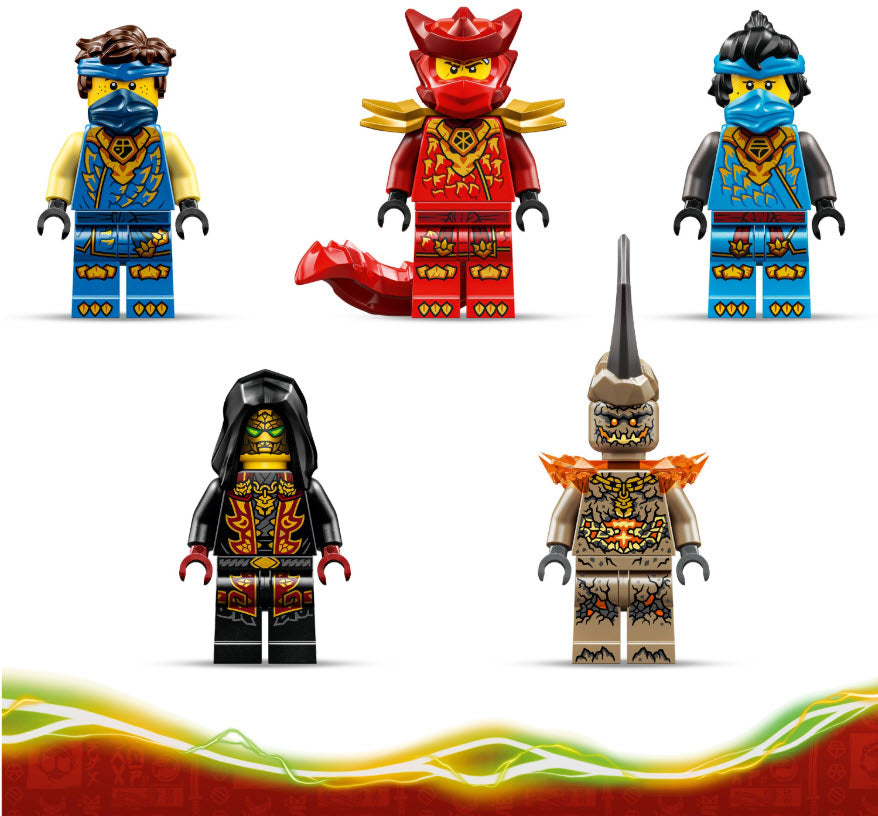 Minifiguren: LEGO Ninjago 71856 Jays Transformationsflitzer