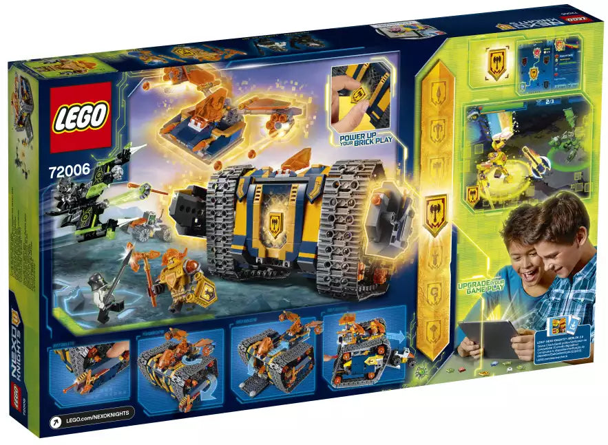 Box Rückansicht: LEGO Nexo Knights 72006 Axls Donnerraupe