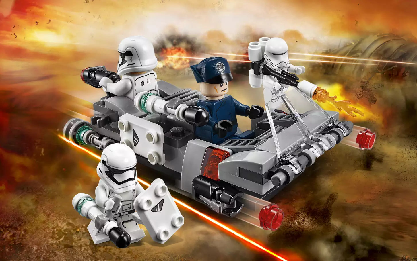 Detail 1: LEGO Star Wars 75166 First Order Transport Speeder Battle Pack