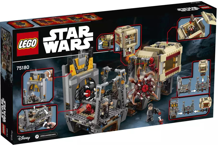 Box Rückansicht: LEGO Star Wars 75180 Rathtar Escape