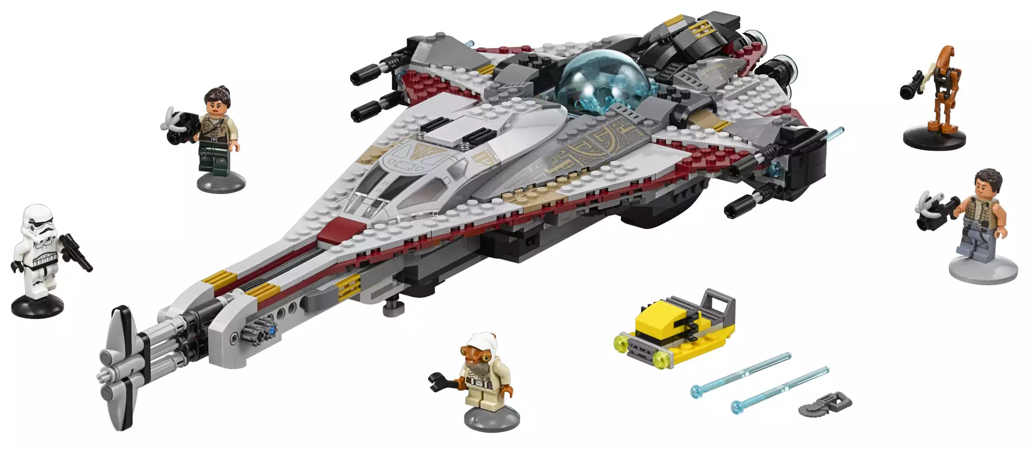 Inhalt: LEGO Star Wars 75186 The Arrowhead