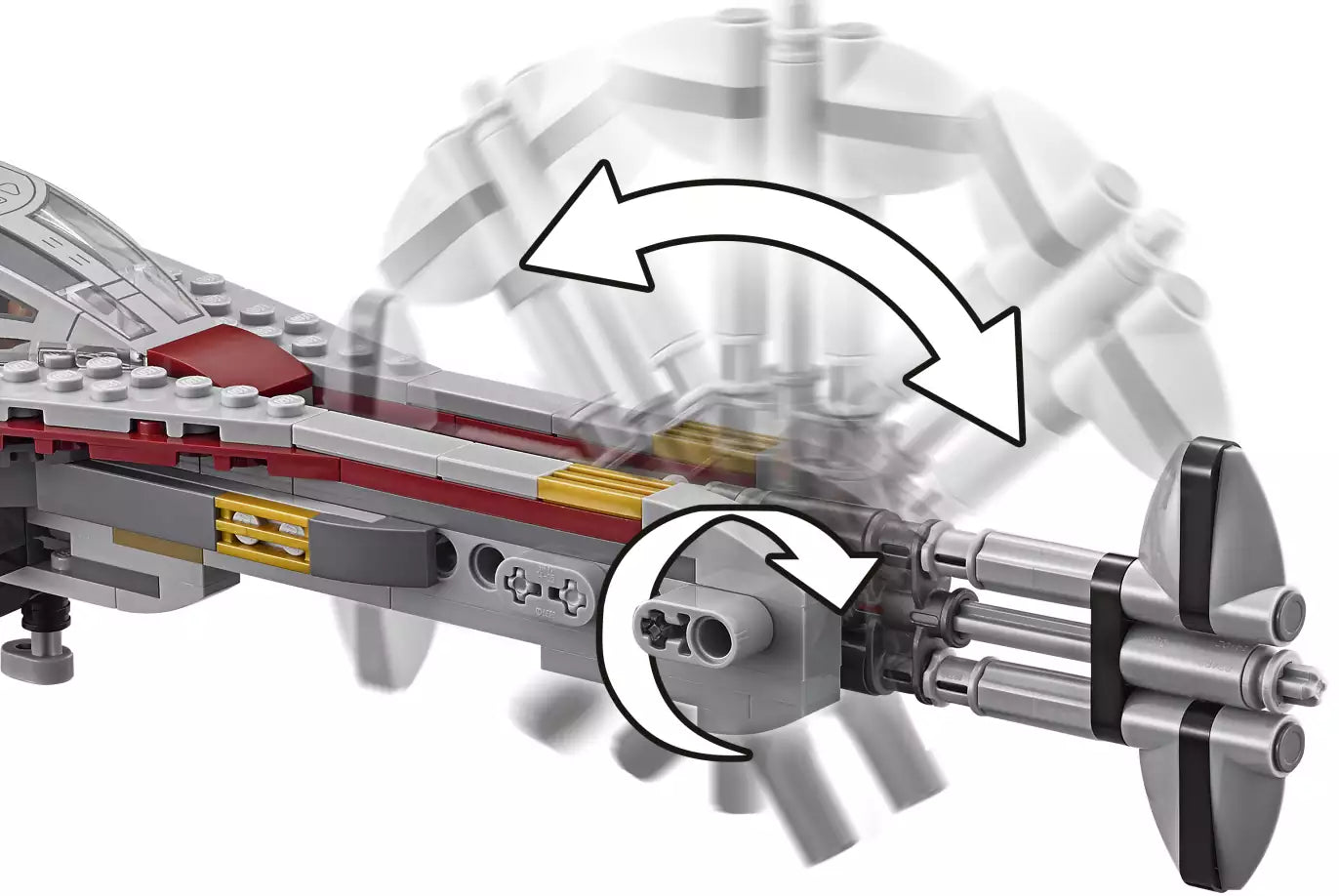 Detail 1: LEGO Star Wars 75186 The Arrowhead