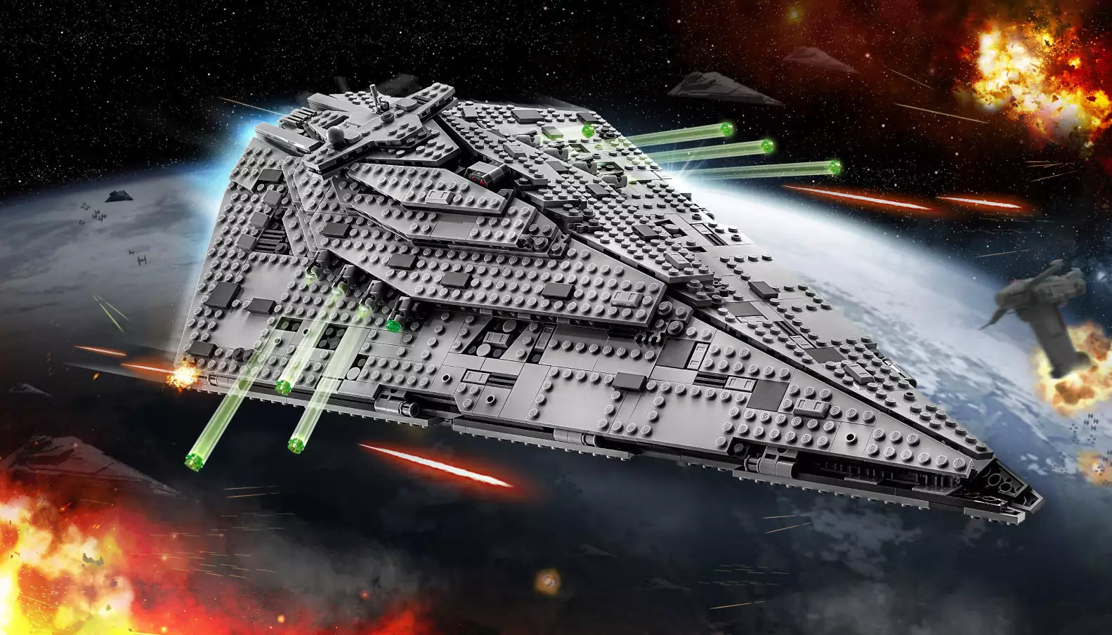 Detail 1: LEGO Star Wars 75190 First Order Star Destroyer