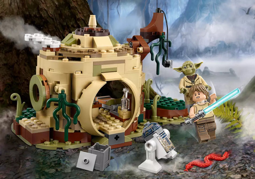 Minifiguren: LEGO Star Wars 75208 Yodas Hütte