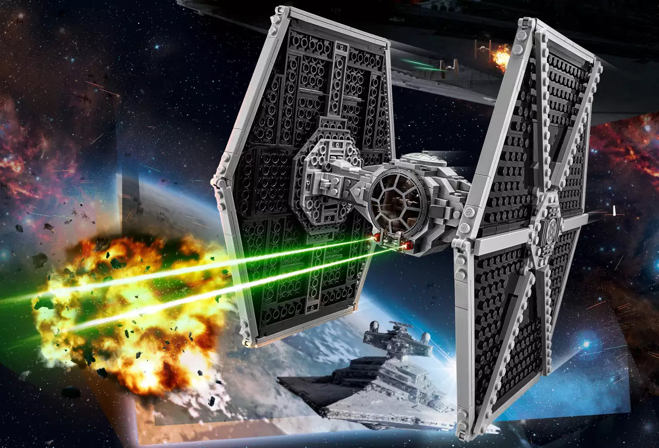 Detail 1: LEGO Star Wars 75211 Imperial TIE Fighter