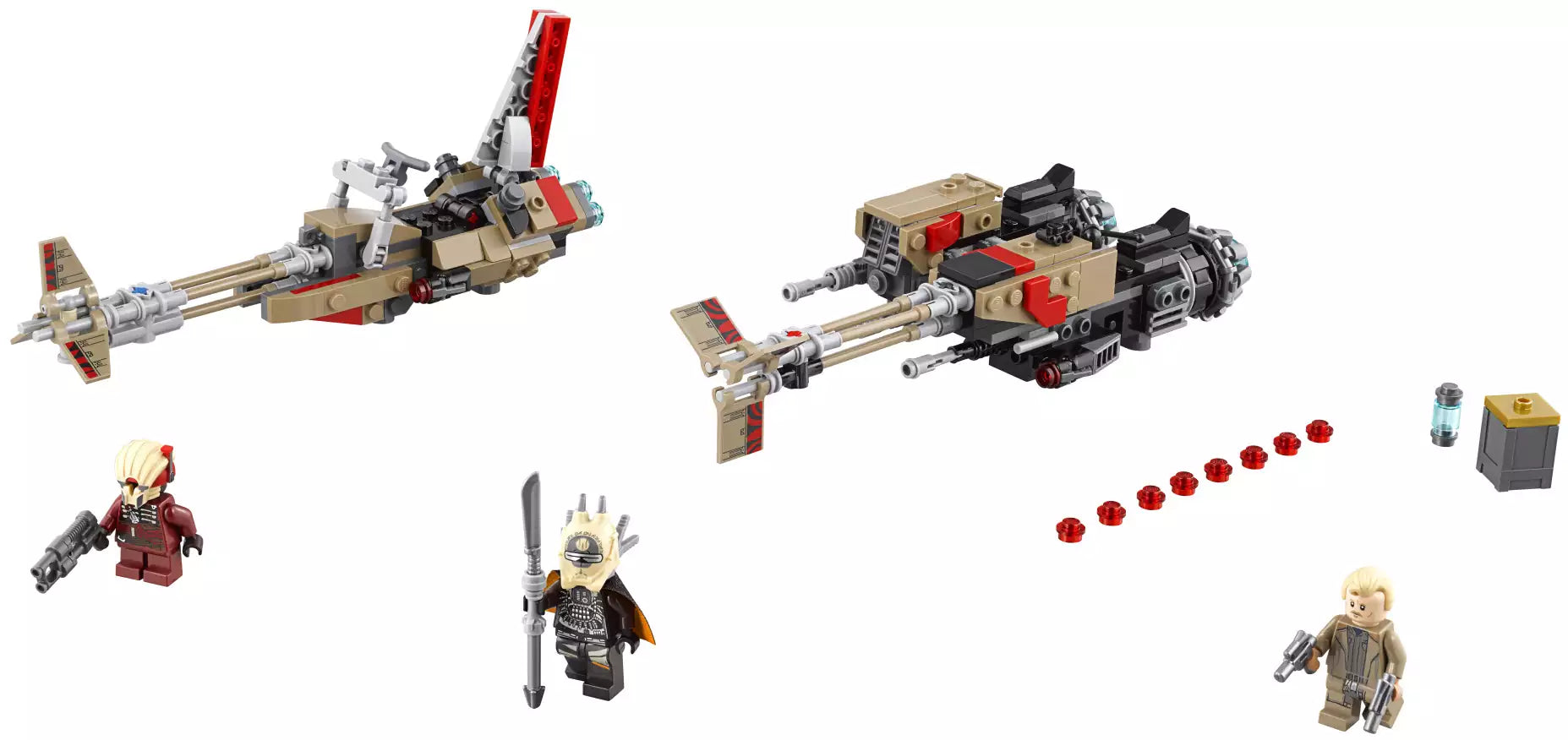 Inhalt: LEGO Star Wars 75215 Cloud-Rider Swoop Bikes