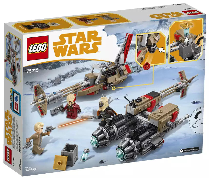 Box Rückansicht: LEGO Star Wars 75215 Cloud-Rider Swoop Bikes