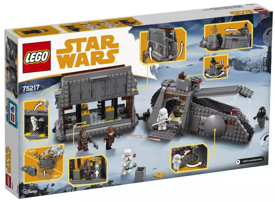 Box Rückansicht: LEGO Star Wars 75217 Imperial Conveyex Transport