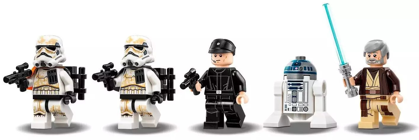 Minifiguren: Box Rückansicht: LEGO Star Wars 75221 Imperiale Landefähre