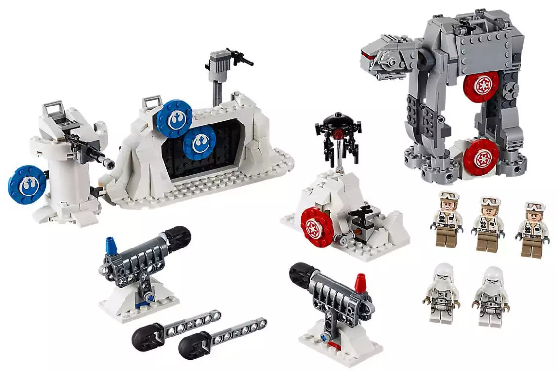 Inhalt: LEGO Star Wars 75241 Action Battle Echo Base Verteidigung