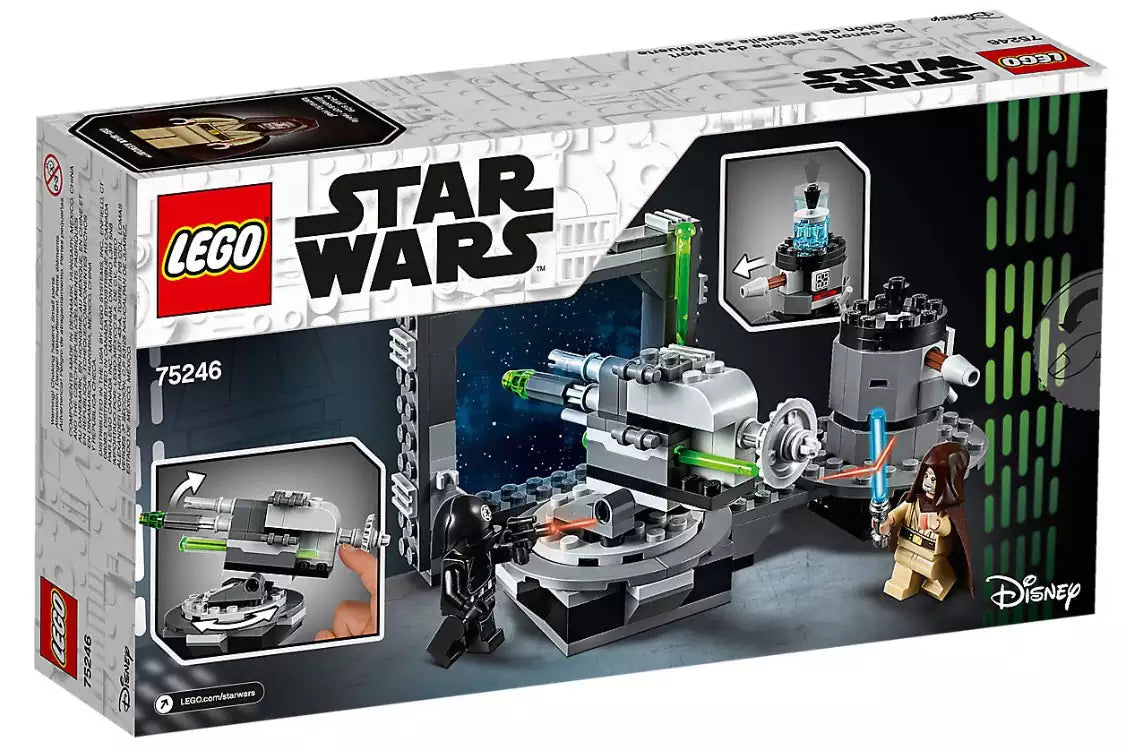 Box Rückseite: LEGO Star Wars 75246 Todesstern Kanone