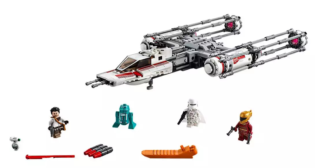 Inhalt: LEGO Star Wars 75249 Widerstands Y-Wing Starfighter