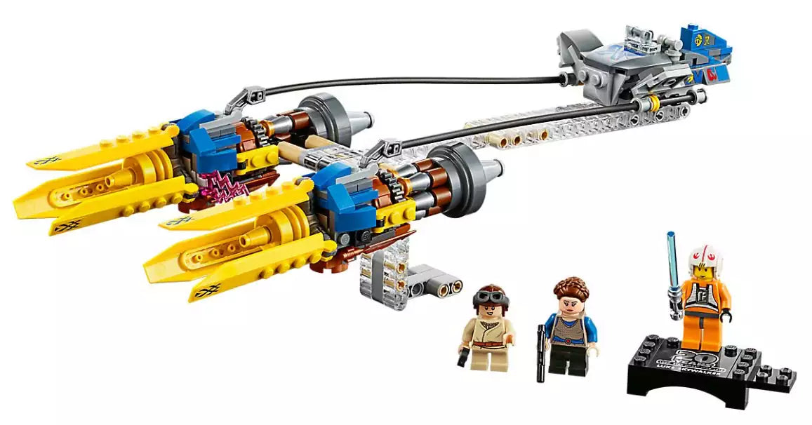 Inhalt: LEGO Star Wars 75258 Anakins Podracer – 20 Jahre LEGO Star Wars