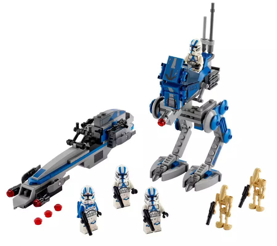 Inhalt: LEGO Star Wars 75280 Clone Troopers der 501. Legion